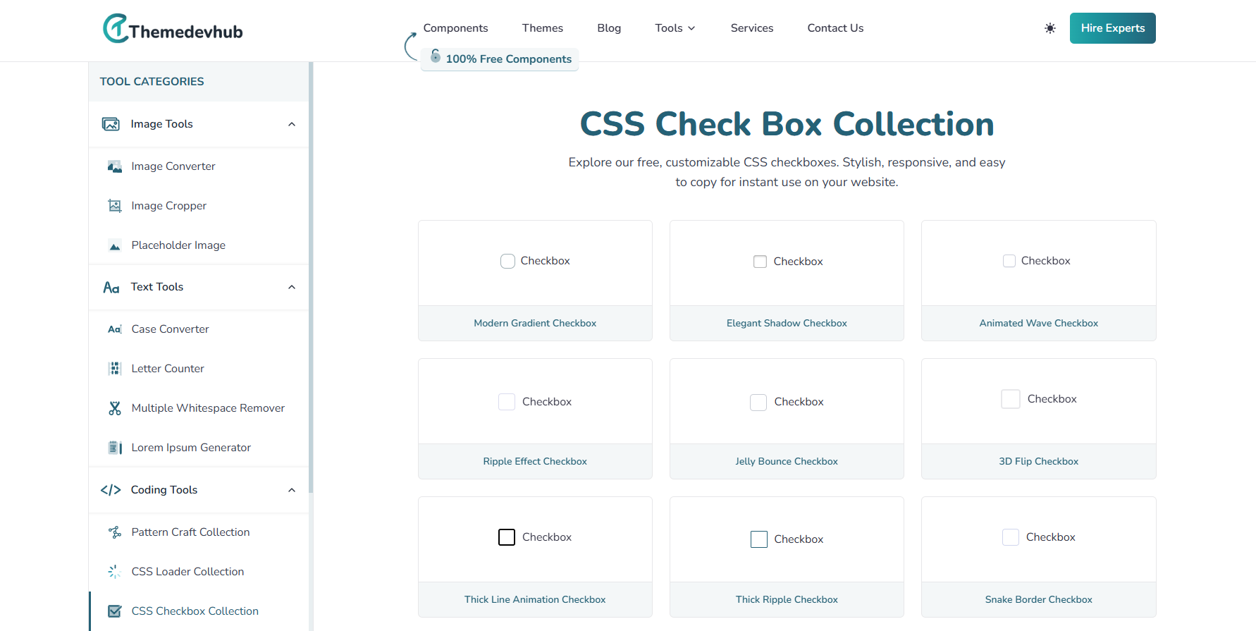 Media Bộ sưu tập hộp kiểm CSS 1