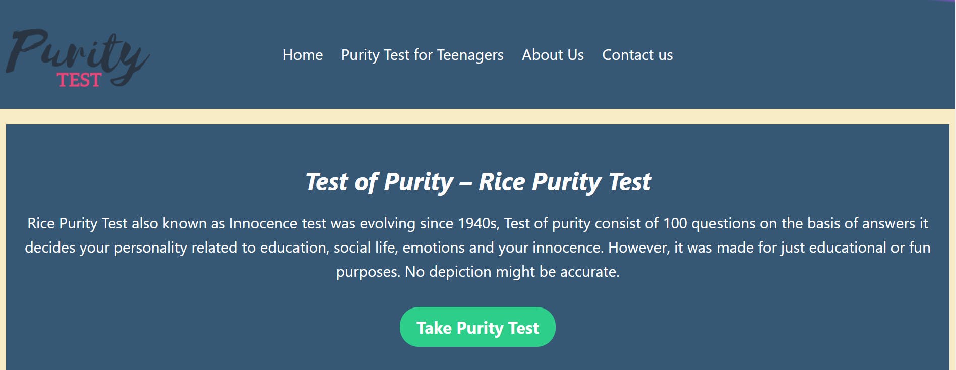 Test of Purity - Rice Purity test media 1