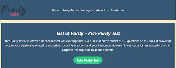 Test of Purity - Rice Purity test gallery image