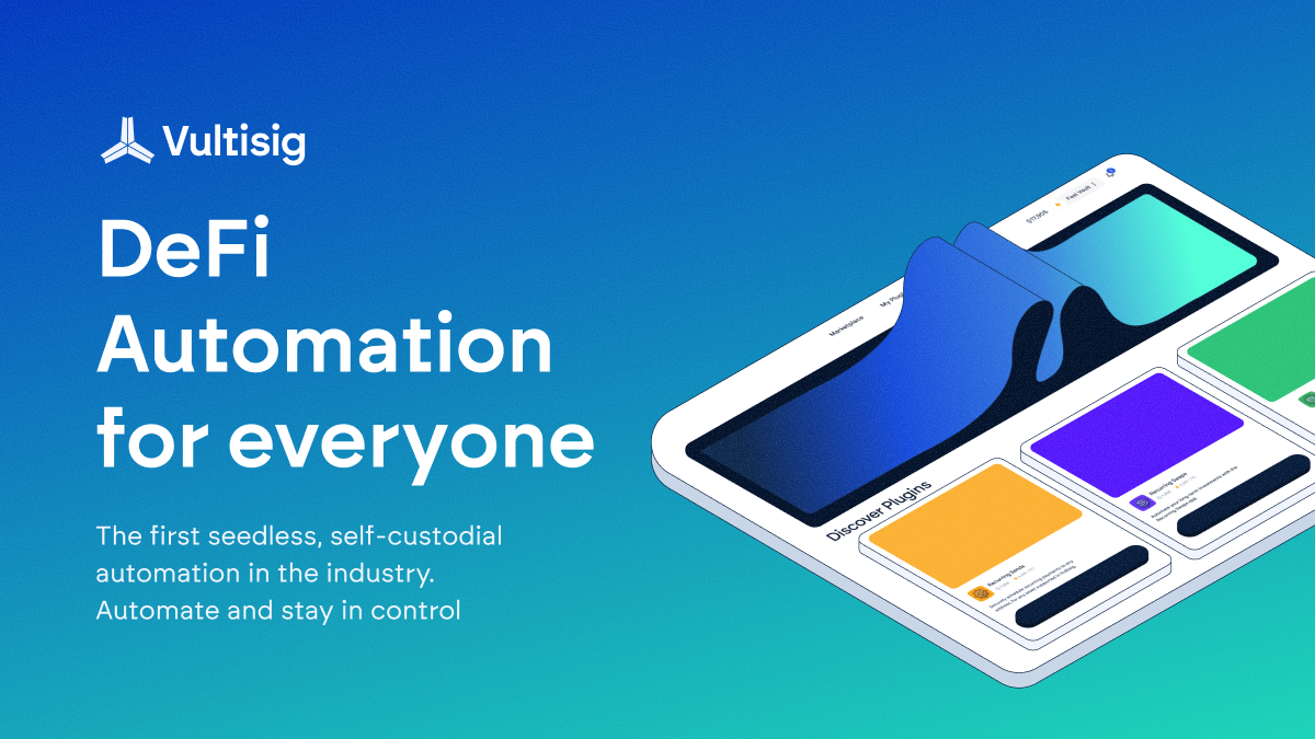 Vultisig's Plugin Marketplace - Main product screenshot demonstrating key features and user interface