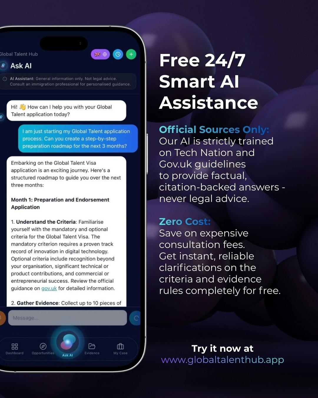 Global Talent Hub - Screenshot 4 showing product features and functionality