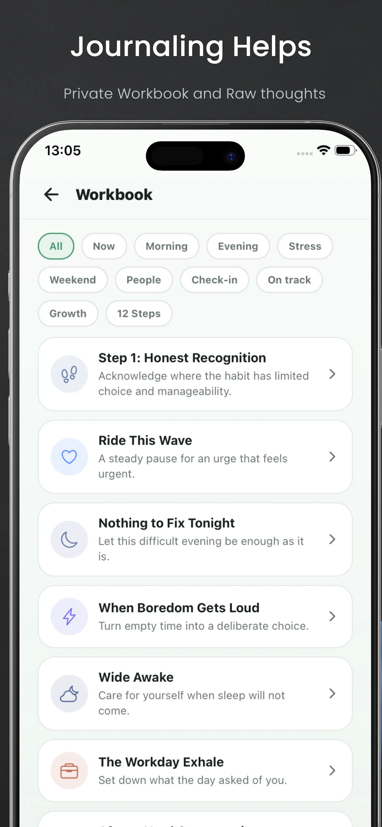 Sober Voice: Affirmations + Tools screenshot 7