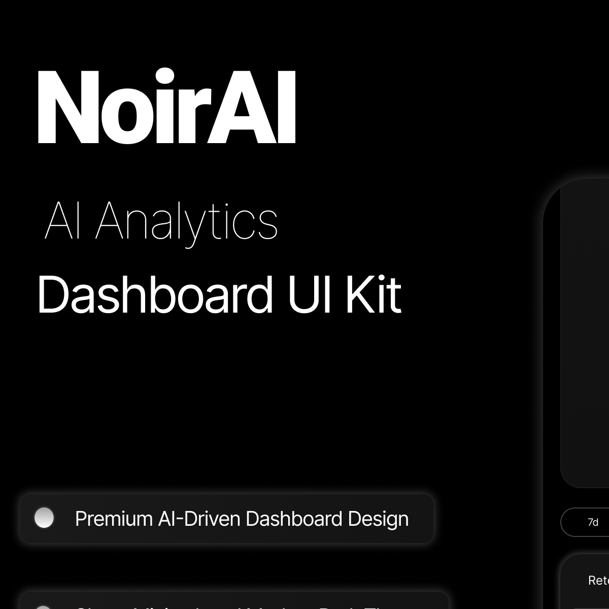 NoirAI - AI Analytics Dashboard UI Kit