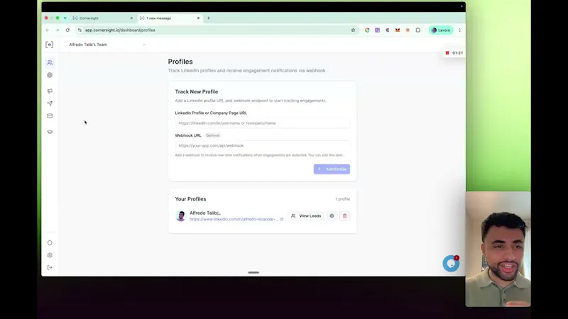 Cornersight screenshot 1 (video preview)