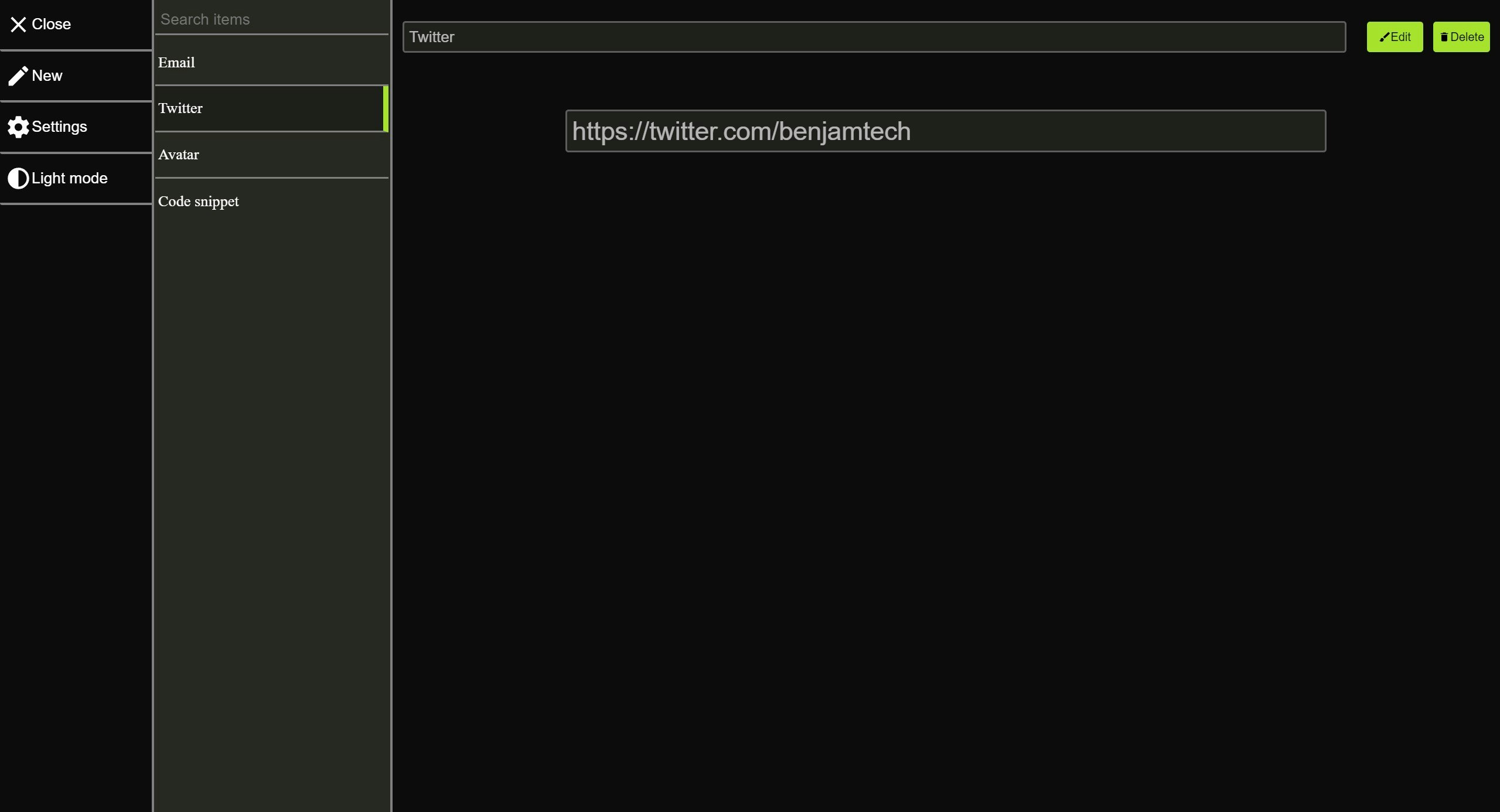 QuickPasteDb gallery image