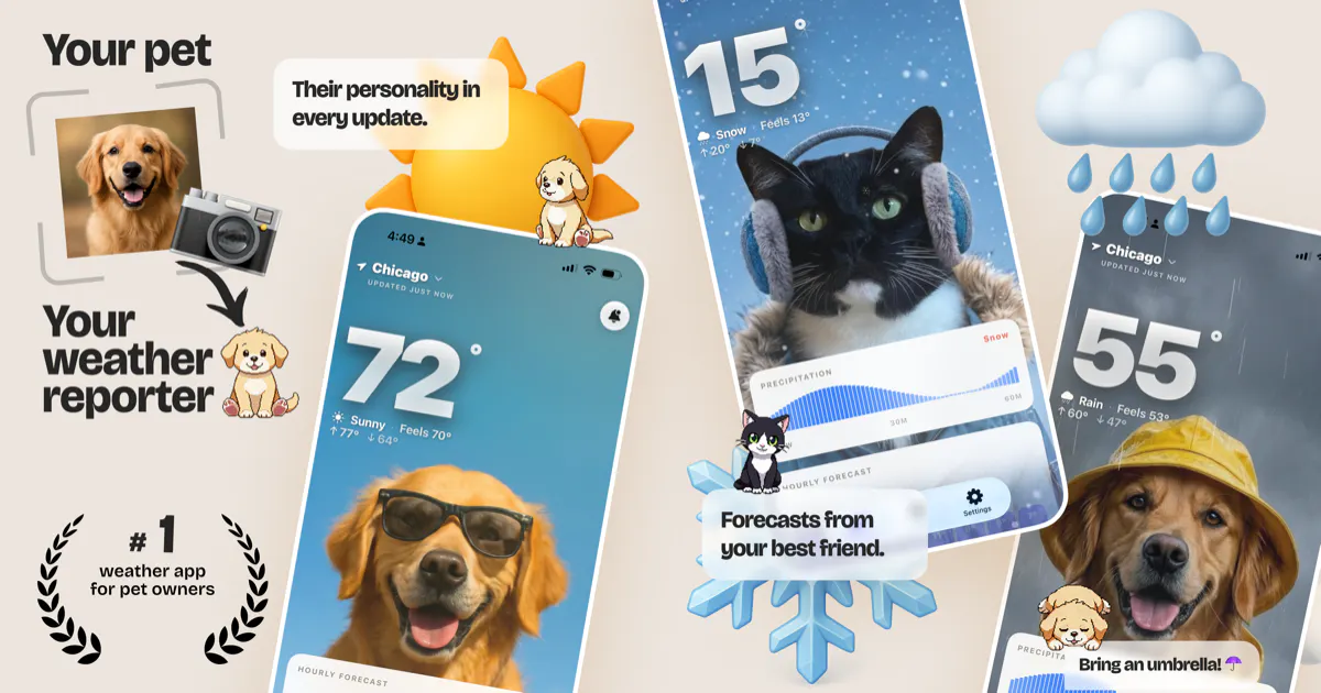 WeatherPets: Weather & Widgets gallery image