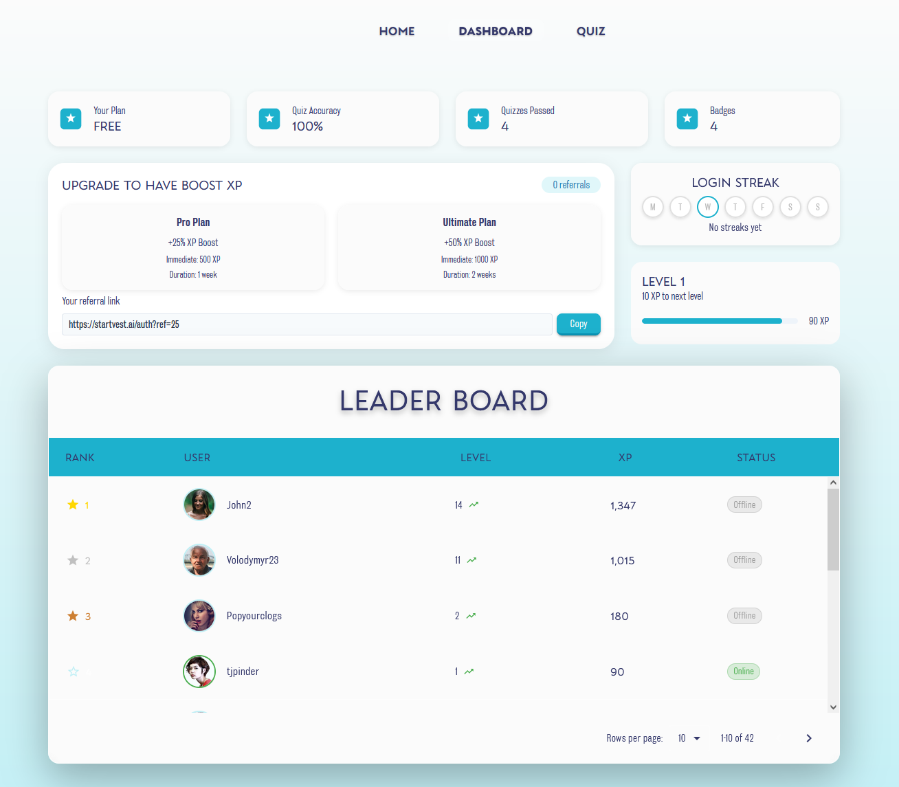 وسائط StartVest Go Live - تعلم الاستثمار مثل اللغة - 15 دقيقة في كل مرة 1