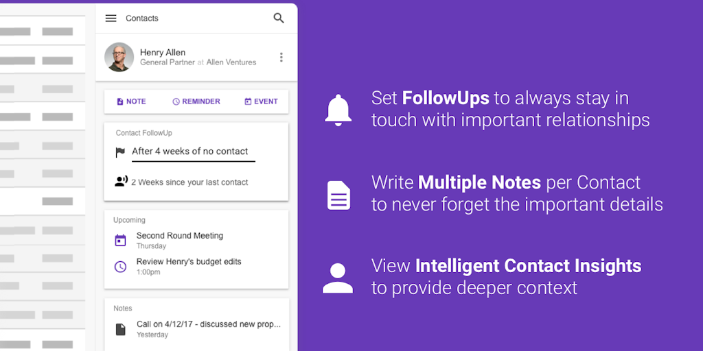FollowUp Personal CRM Image
