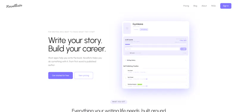 Novellisto screenshot 1