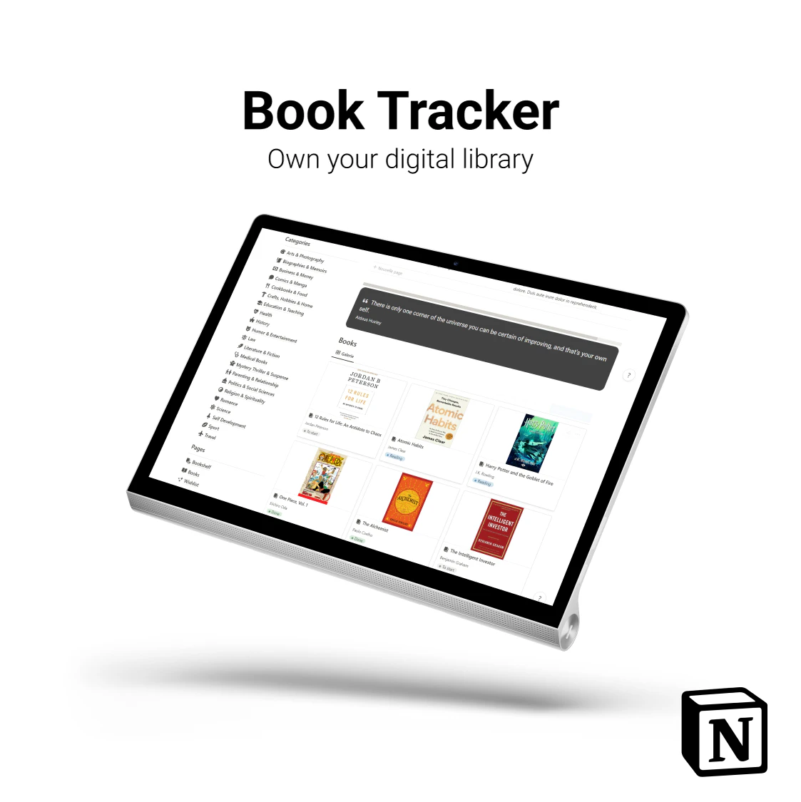 Notion Book Tracker