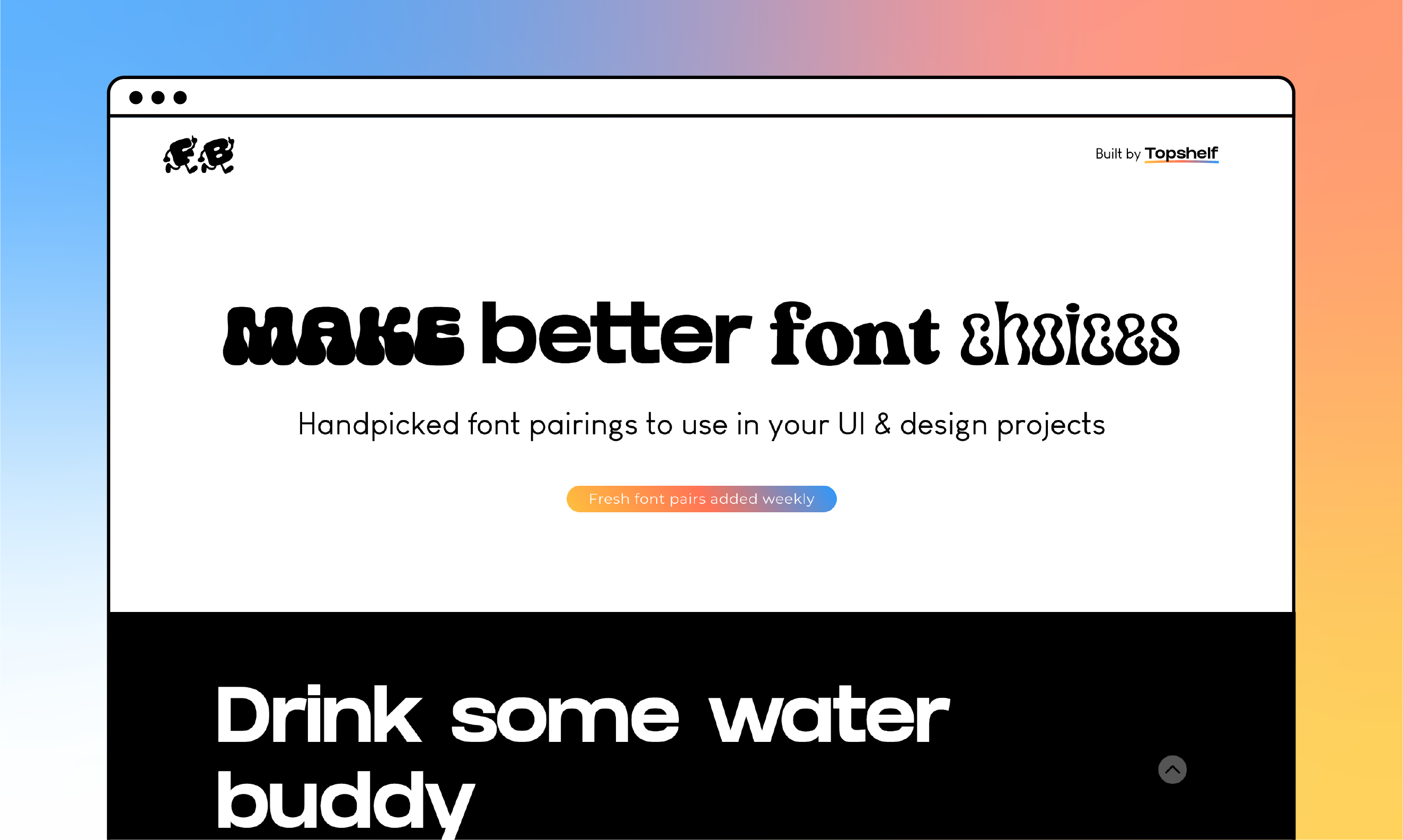 フォント仲間 - UIおよびデザインプロジェクトのためのより良いフォントペアリングメディア3