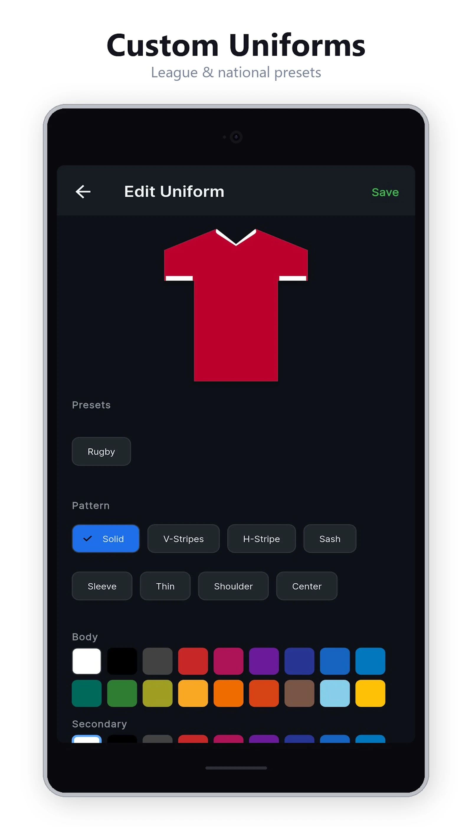 The Coach - Rugby Lineup screenshot 8
