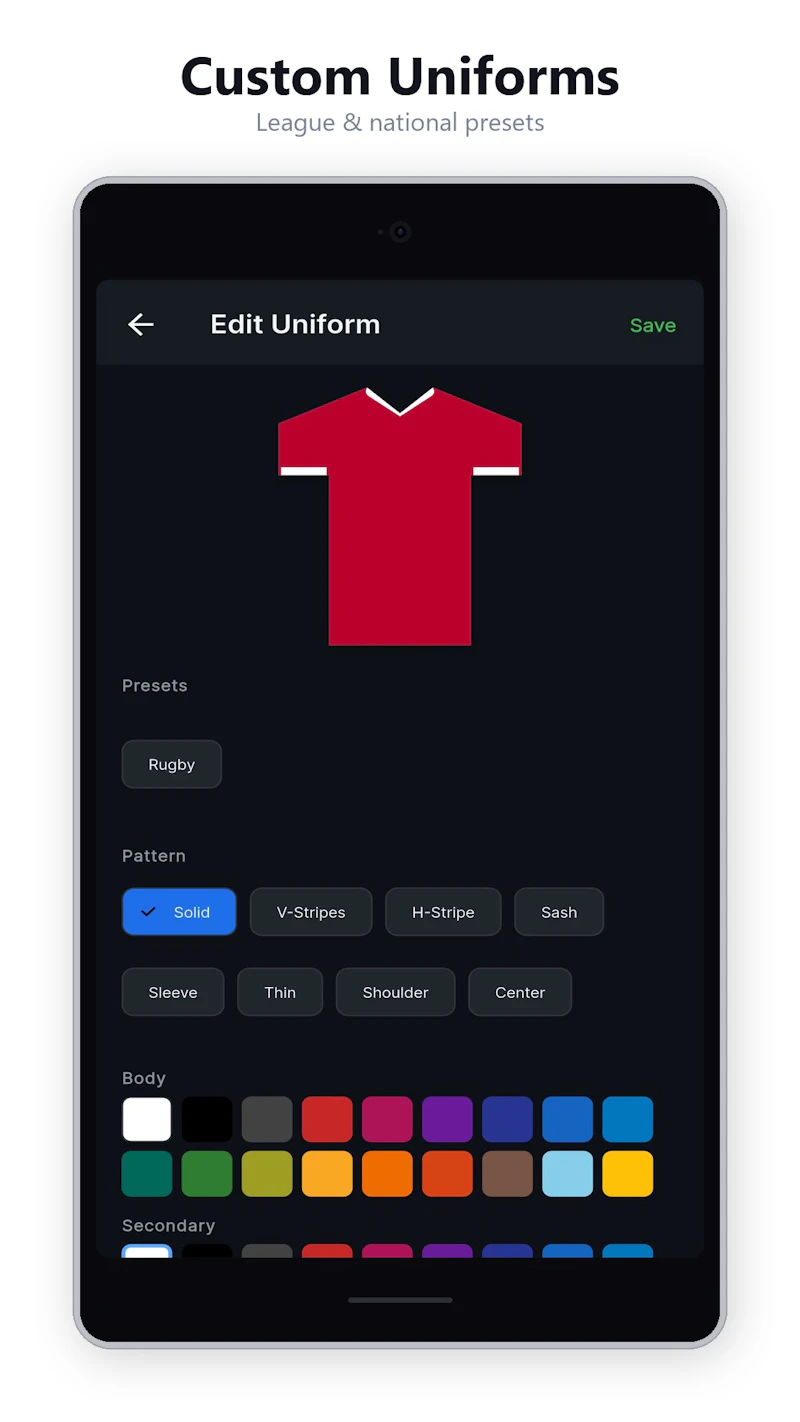 The Coach - Rugby Lineup screenshot 8