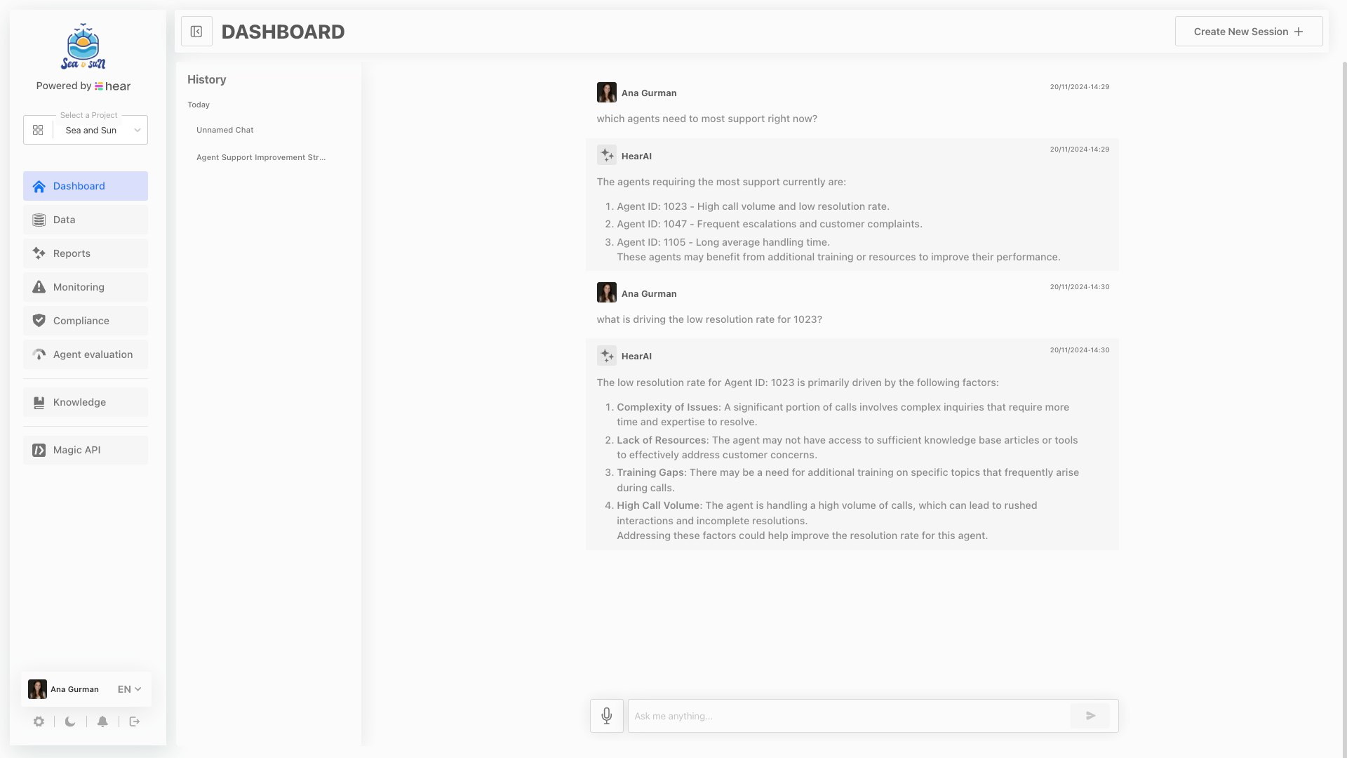Hear - Screenshot 2 showing product features and functionality