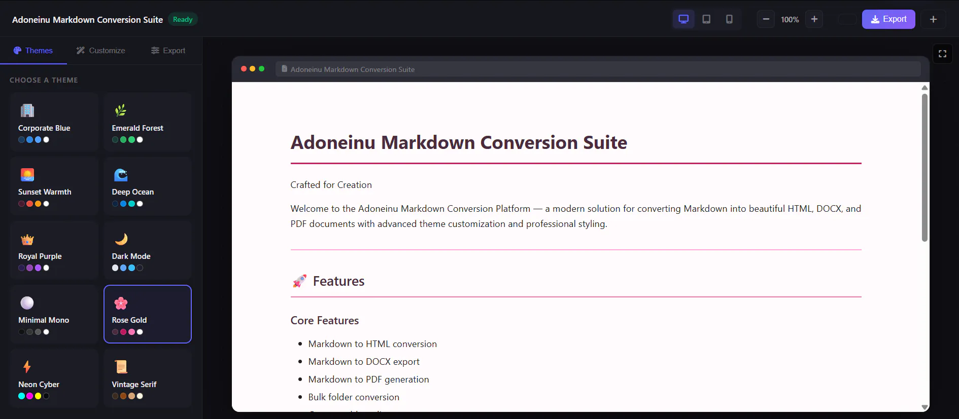 Adoneinu MD Converter