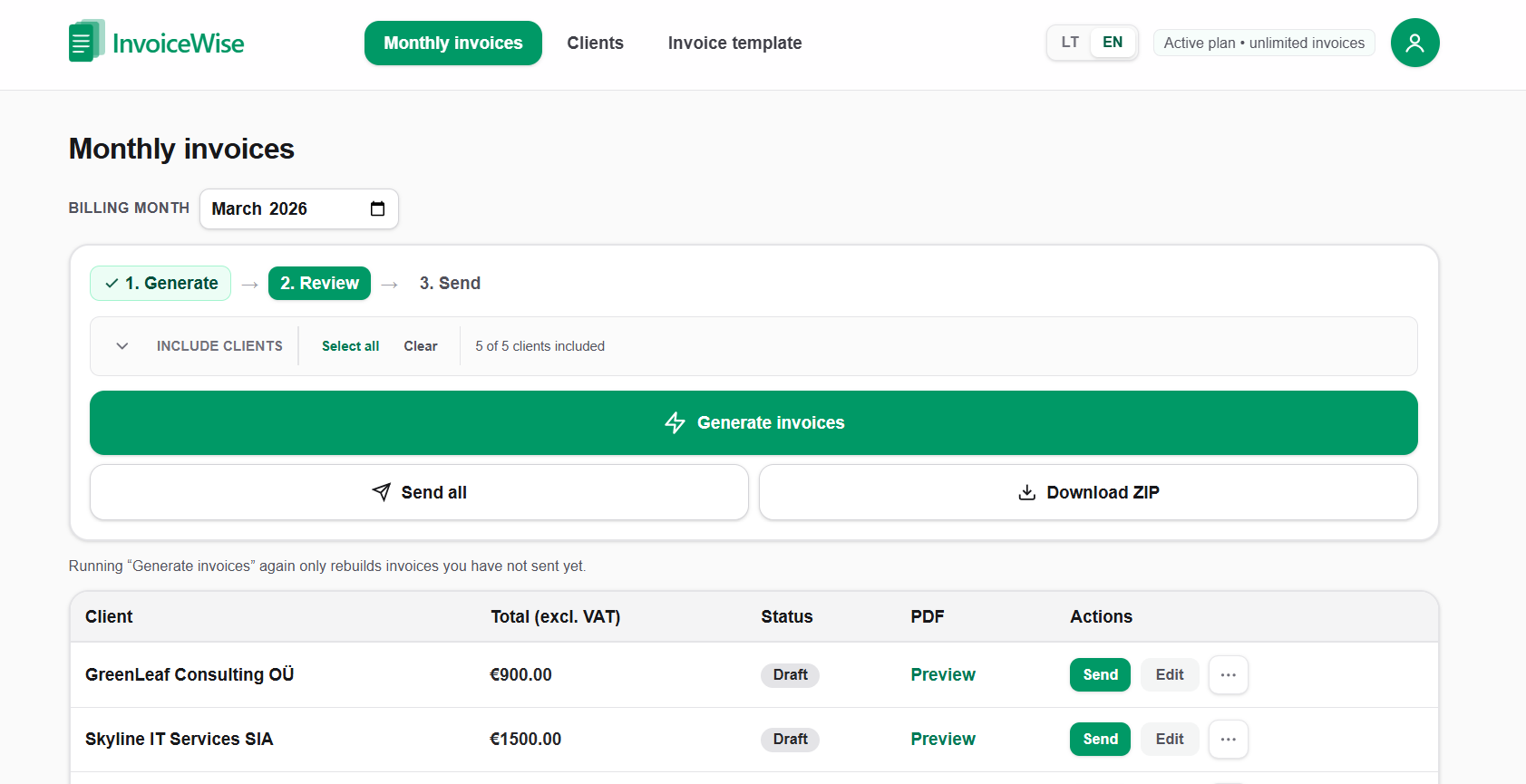 InvoiceWise gallery image
