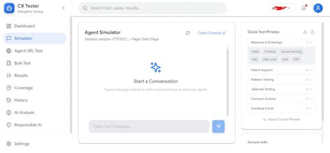 Conversational Agents Testing Tool gallery image