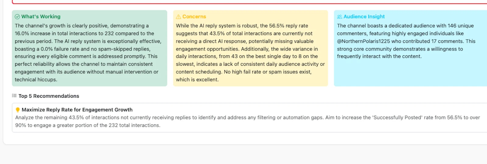 SocialConductor.AI for YouTube Creators screenshot 6