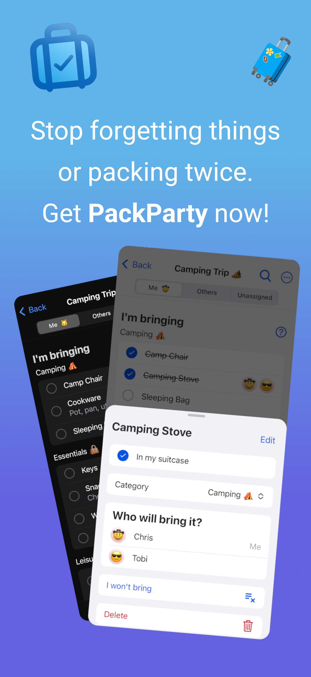 PackParty: Group Packing List gallery image