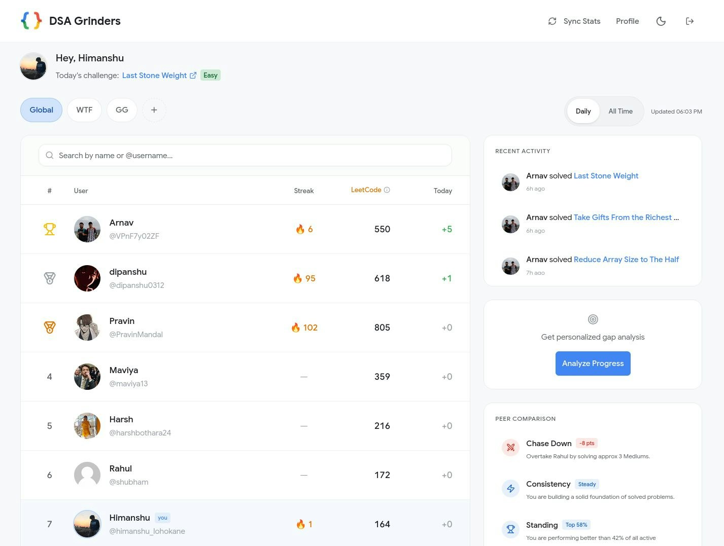 DSA Grinders - Screenshot 2 showing product features and functionality