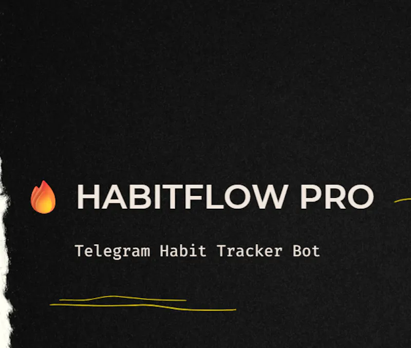 HabitFlow Pro Telegram Habit Tracker Bot screenshot 2