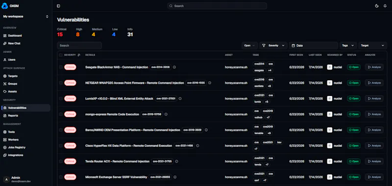 OASM screenshot 4