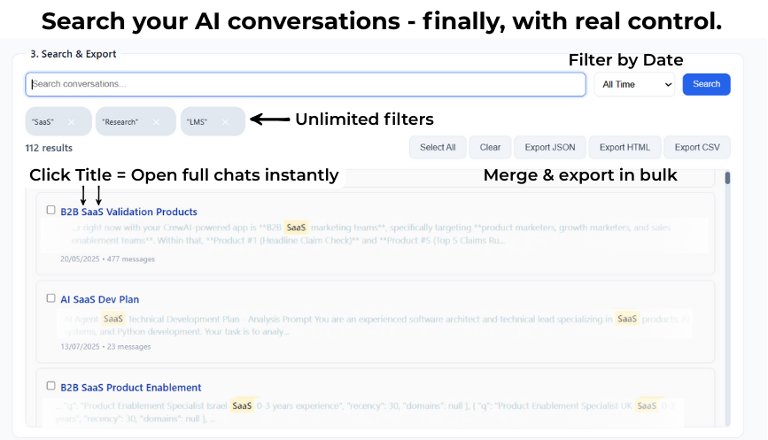 Média Genai Conversation Explorer - Ne perdez plus jamais un aperçu de l'IA. 2