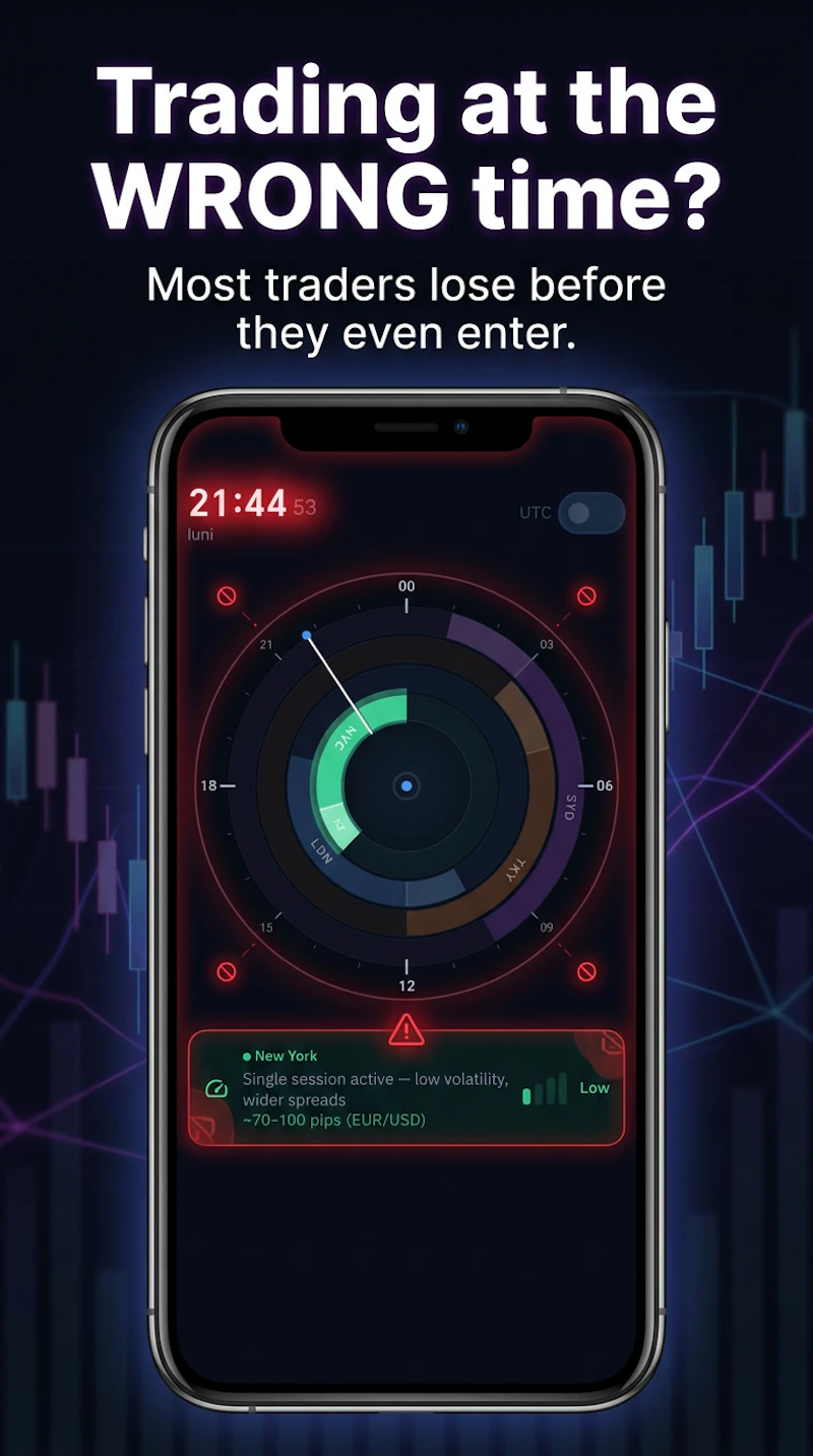 LiquidHours — FX Session Clock screenshot 1