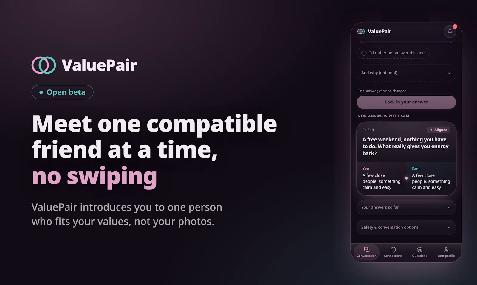 ValuePair screenshot 1