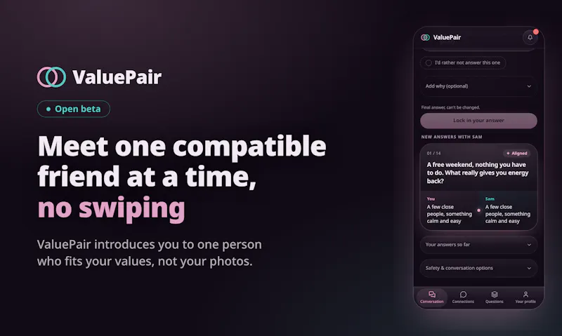 ValuePair screenshot 1