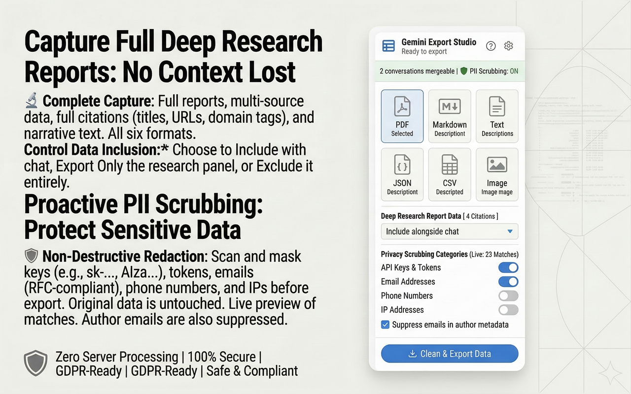 Gemini Export Studio gallery image