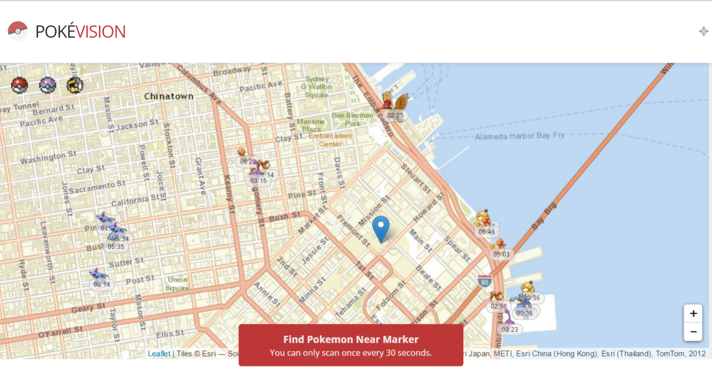 PokéVision gallery image