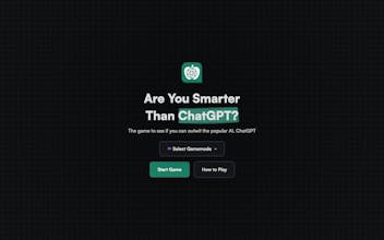 Are You Smarter Than ChatGPT? gallery image