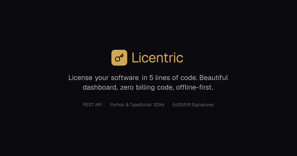 Licentric gallery image