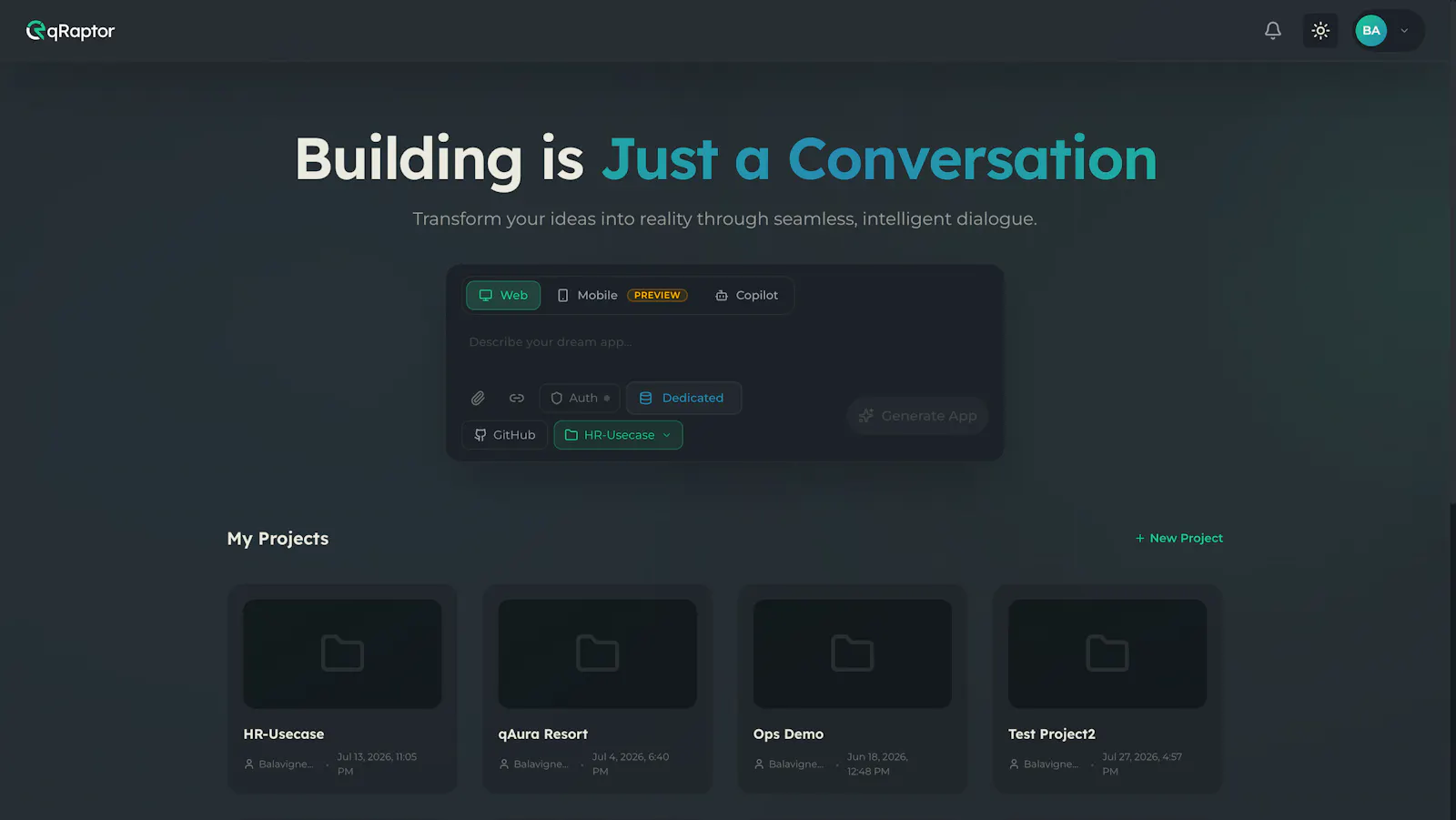 qRaptor screenshot 2