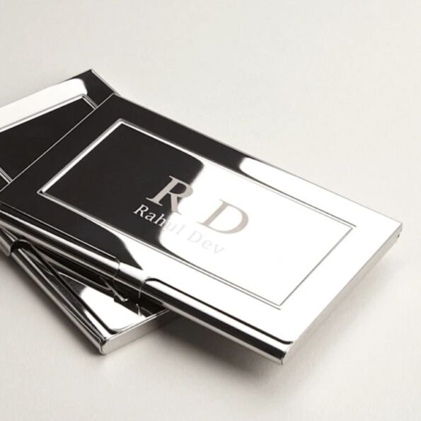 Engraved Metal Visiting Cards Holders