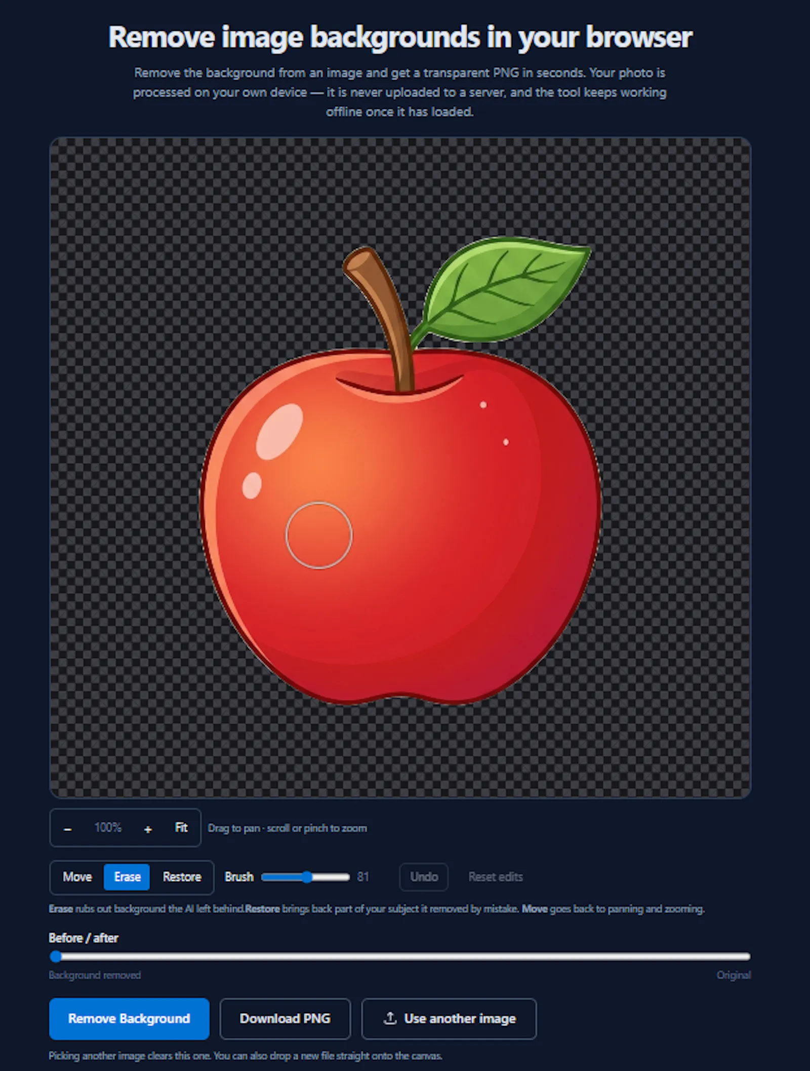 Backgroundoff screenshot 3