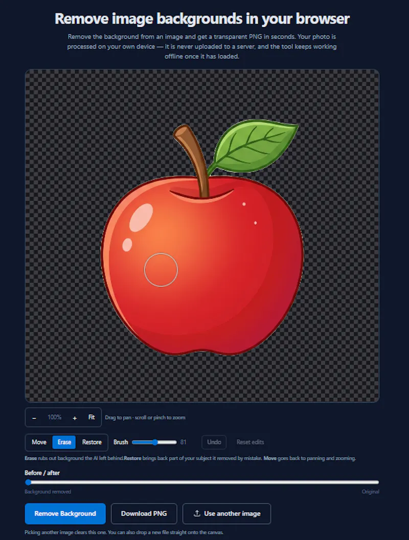 Backgroundoff screenshot 3