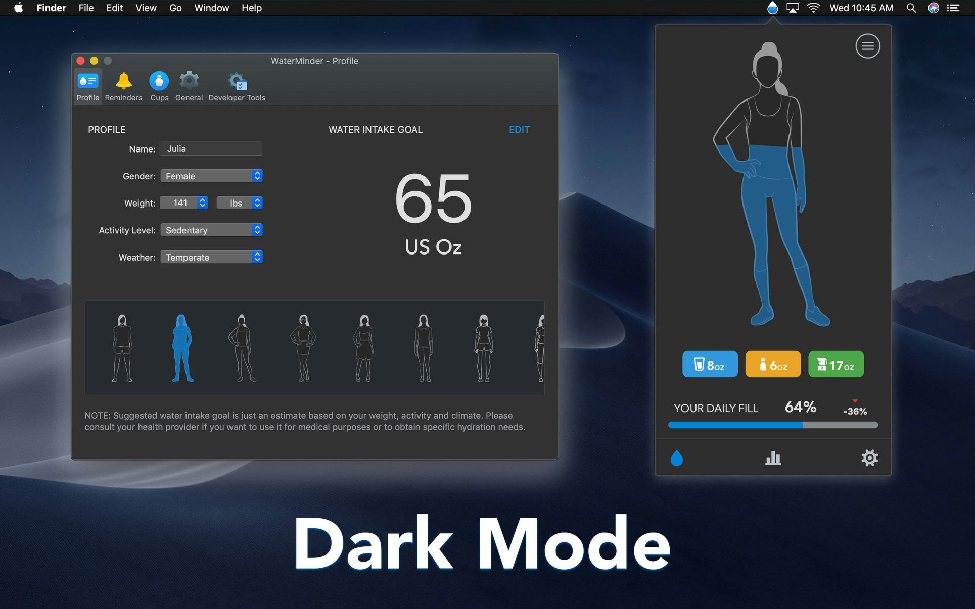WaterMinder for Mac gallery image