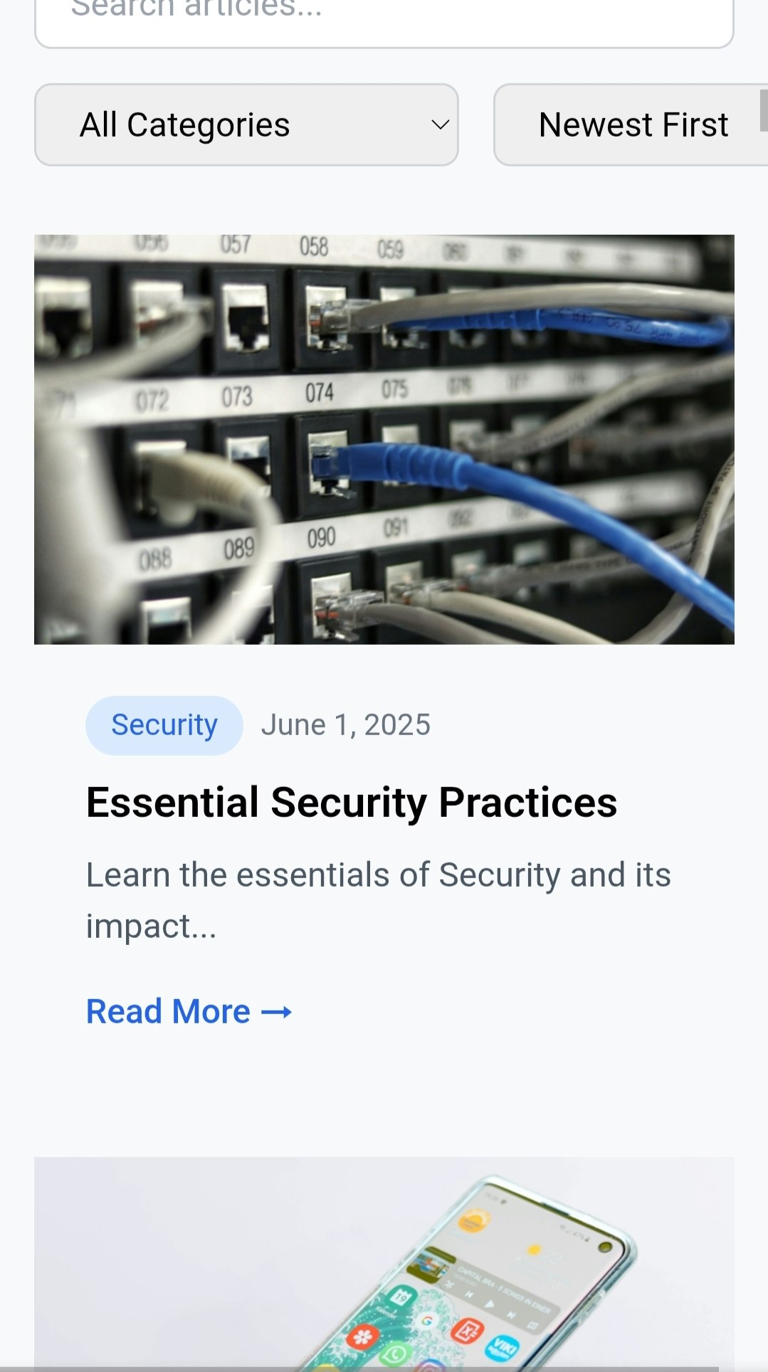 TechPulse  - Screenshot 5 showing product features and functionality