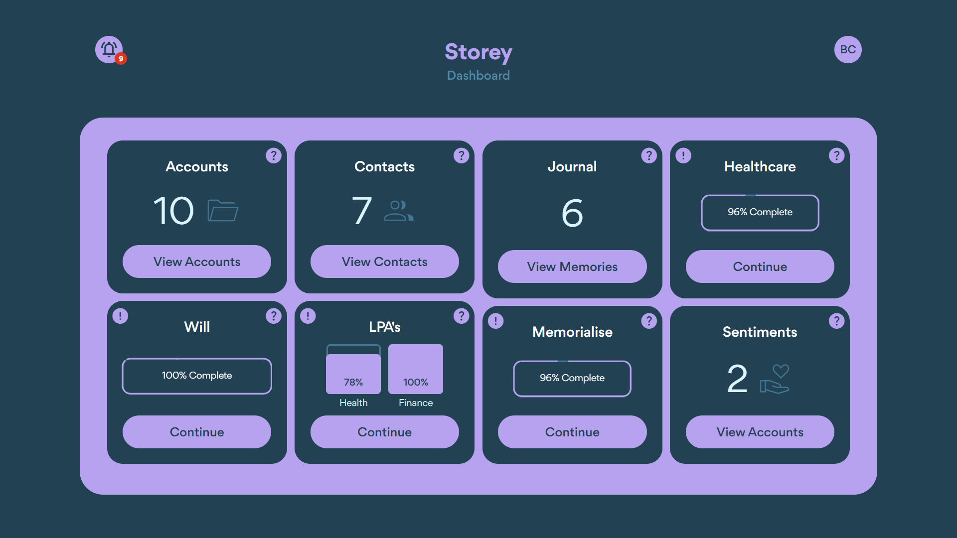 Storey - Screenshot 2 showing product features and functionality