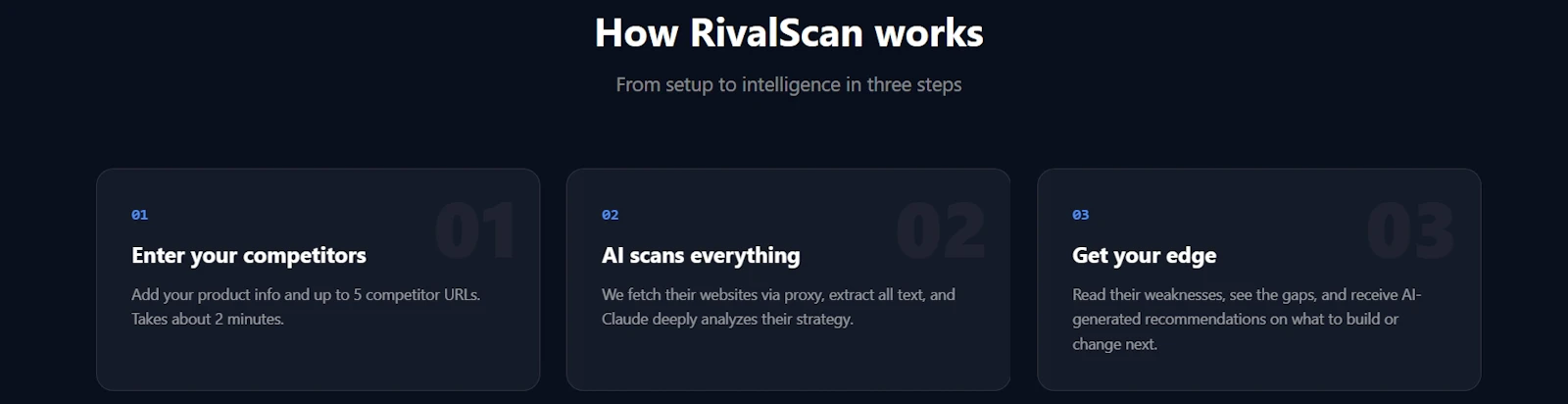 RivalScan screenshot 3