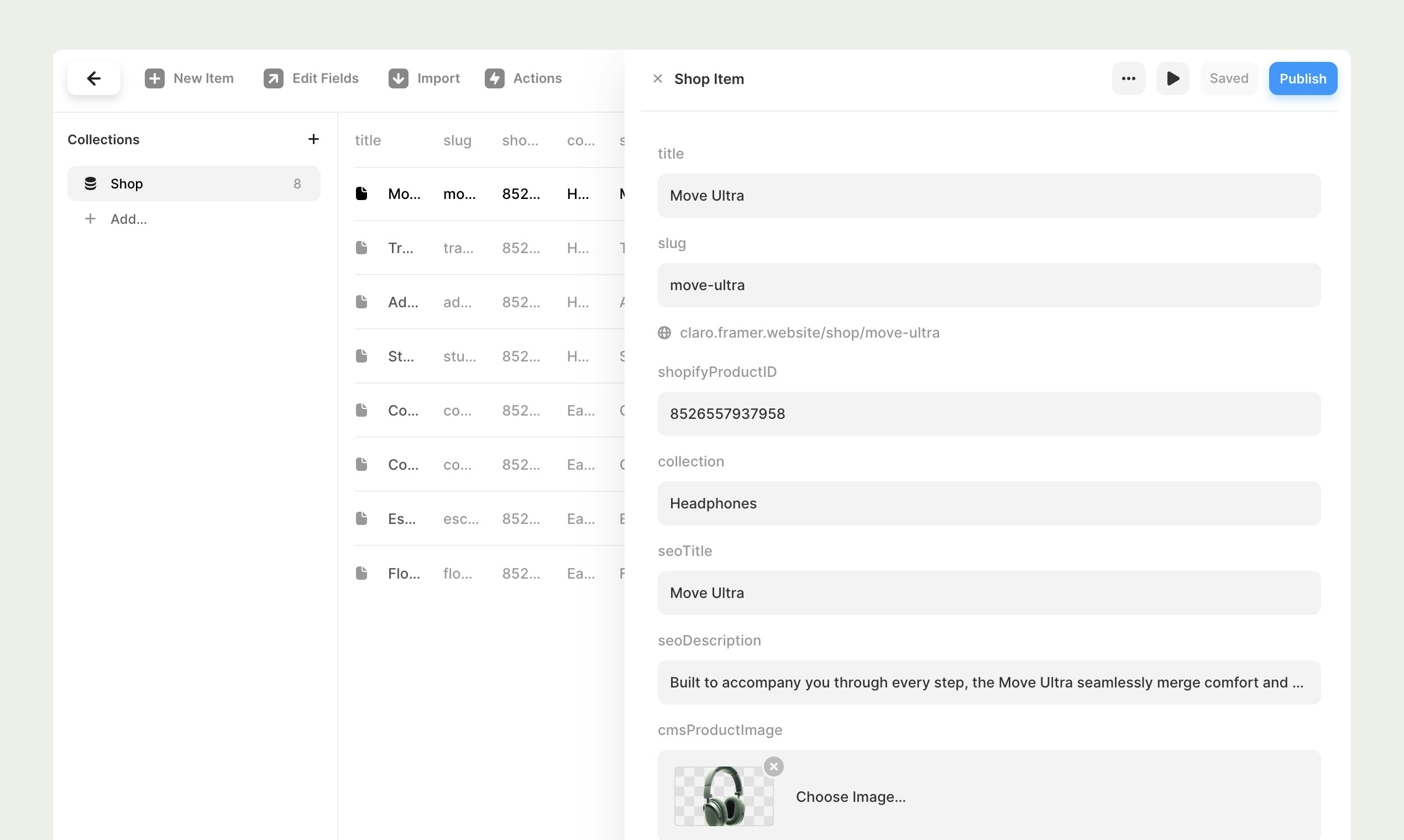Framer Commerce media 8