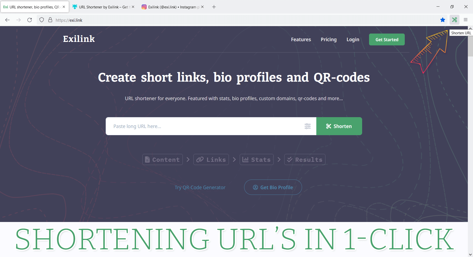 1-Click URL Shortener by Exilink gallery image