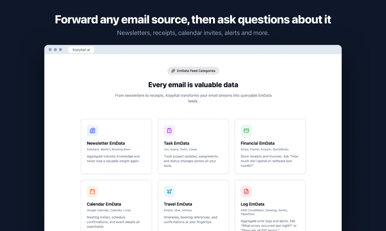 KopyKat - Email for AI Agents gallery image