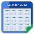 Calendário 2022 com férias