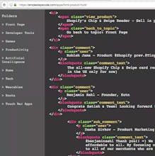 HTML Product Hunt gallery image