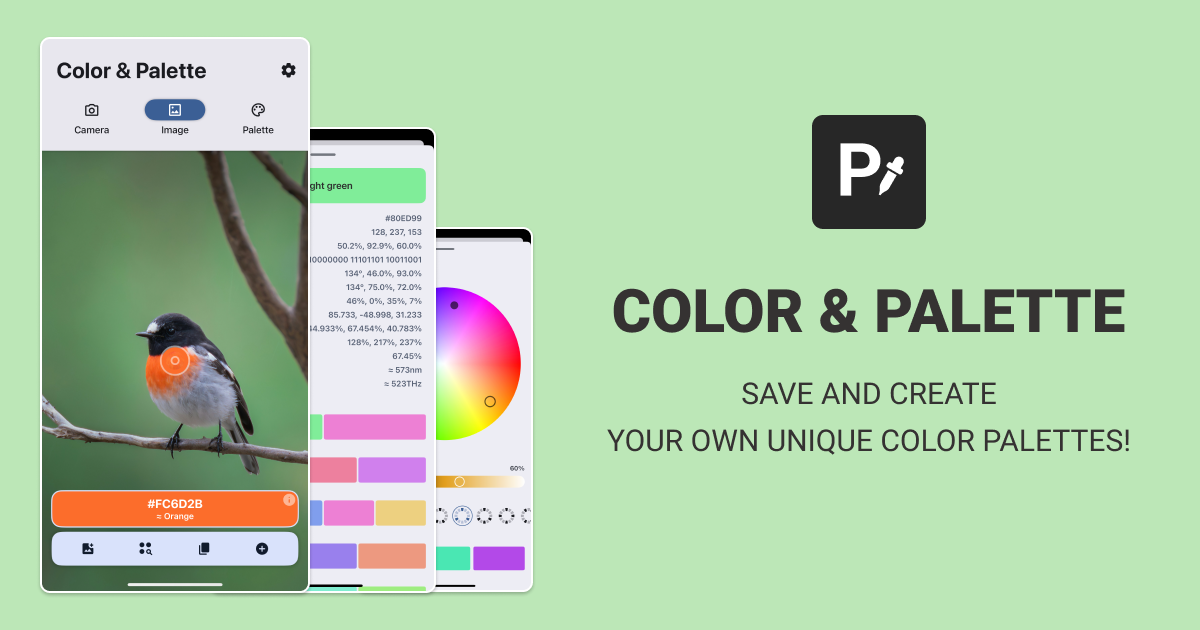 Colore e tavolozza - Cattura i colori, crea palette e organizzale facilmente. media 1