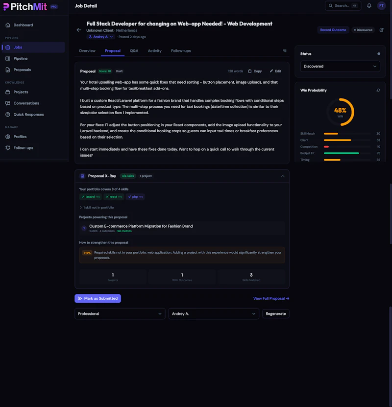 PitchMit screenshot 2