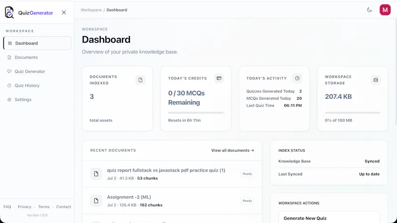 QuizGens screenshot 2